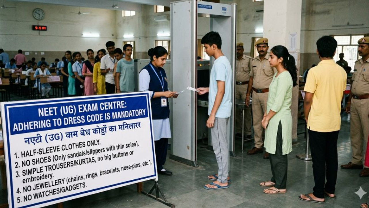 NEET री-एग्जाम 2026 में कई विवाद: नो-एंट्री, हिजाब विवाद और दो छात्राओं की आत्महत्या से हड़कंप