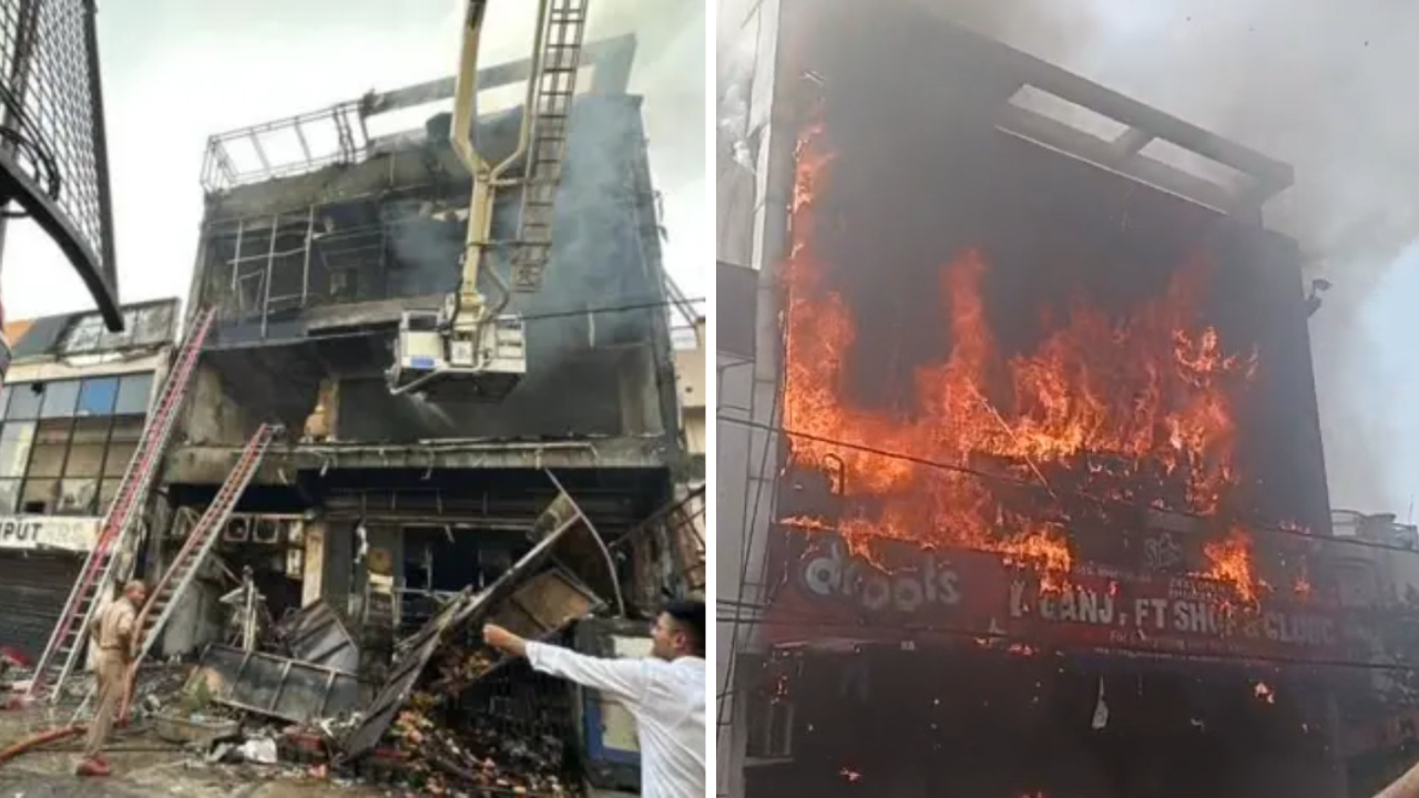 लखनऊ कोचिंग अग्निकांड: 15 की मौत, ज्यादातर छात्र; इमरजेंसी एग्जिट नहीं था, CM योगी ने रद्द किए सभी कार्यक्रम, जांच के आदेश