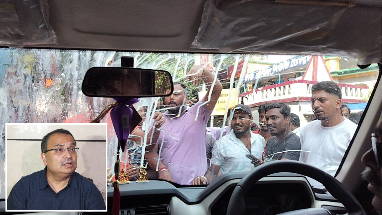 ममता की रैली में जा रहे TMC विधायक कुणाल घोष की कार पर हमला, अंडे फेंके-शीशा तोड़ा; 4 महीने में तीसरी घटना