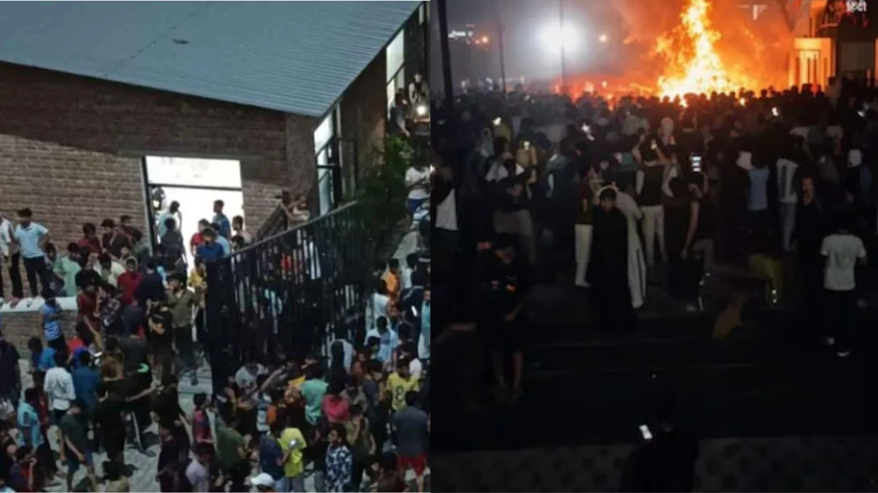 LPU में अफवाह से बिगड़ा माहौल, छात्रों ने कैंपस को घेरा; शीशे तोड़े, इमारतों में लगाई आग