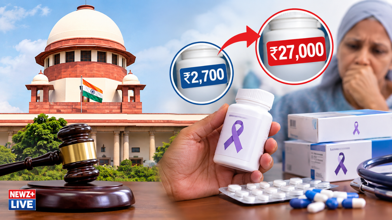 सुप्रीम कोर्ट ने कैंसर दवाओं की कीमत पर जताई नाराजगी, पूछा- ₹2,700 की दवा पर MRP ₹27,000 कैसे?