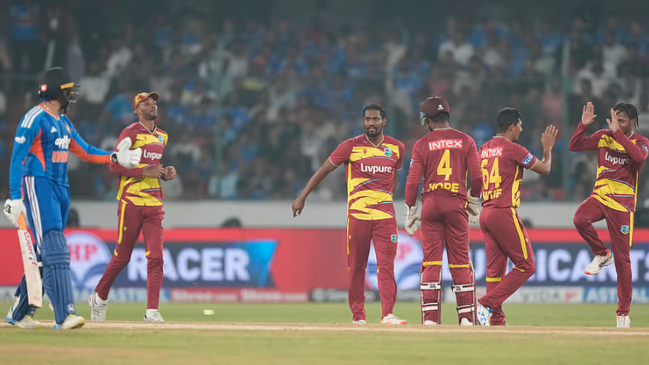 248 रन का लक्ष्य हासिल नहीं कर सका भारत, वेस्टइंडीज ने 24 रन से हराया; सीरीज 2-2 से बराबर