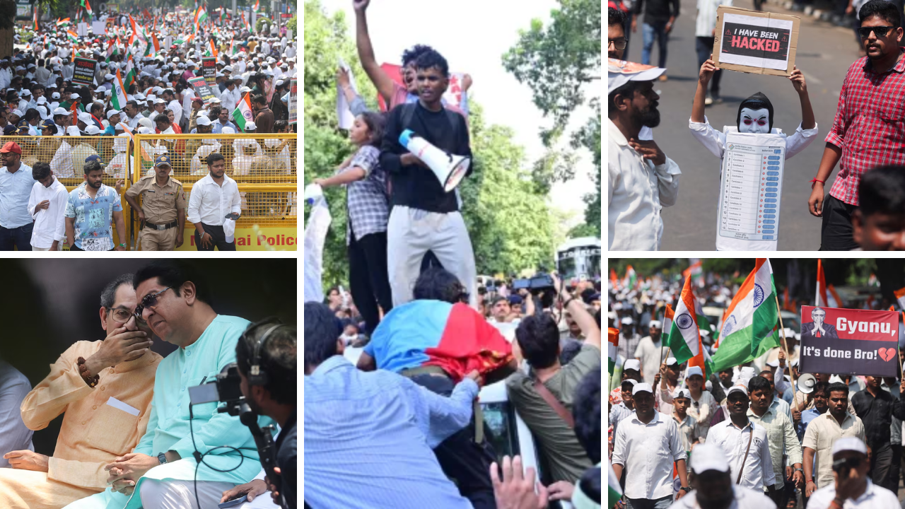 ज्ञानेश कुमार के खिलाफ मुंबई-दिल्ली में प्रदर्शन, उद्धव-राज ठाकरे साथ आए; SIR पर चुनाव आयोग को घेरा, 10 अक्टूबर को CJP का दिल्ली मार्च